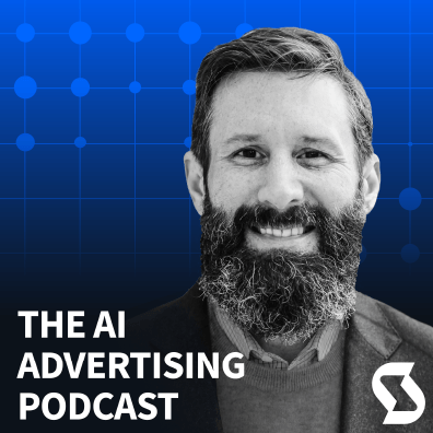 The AI Advertising Podcast cover for Episode 3 with David Wells