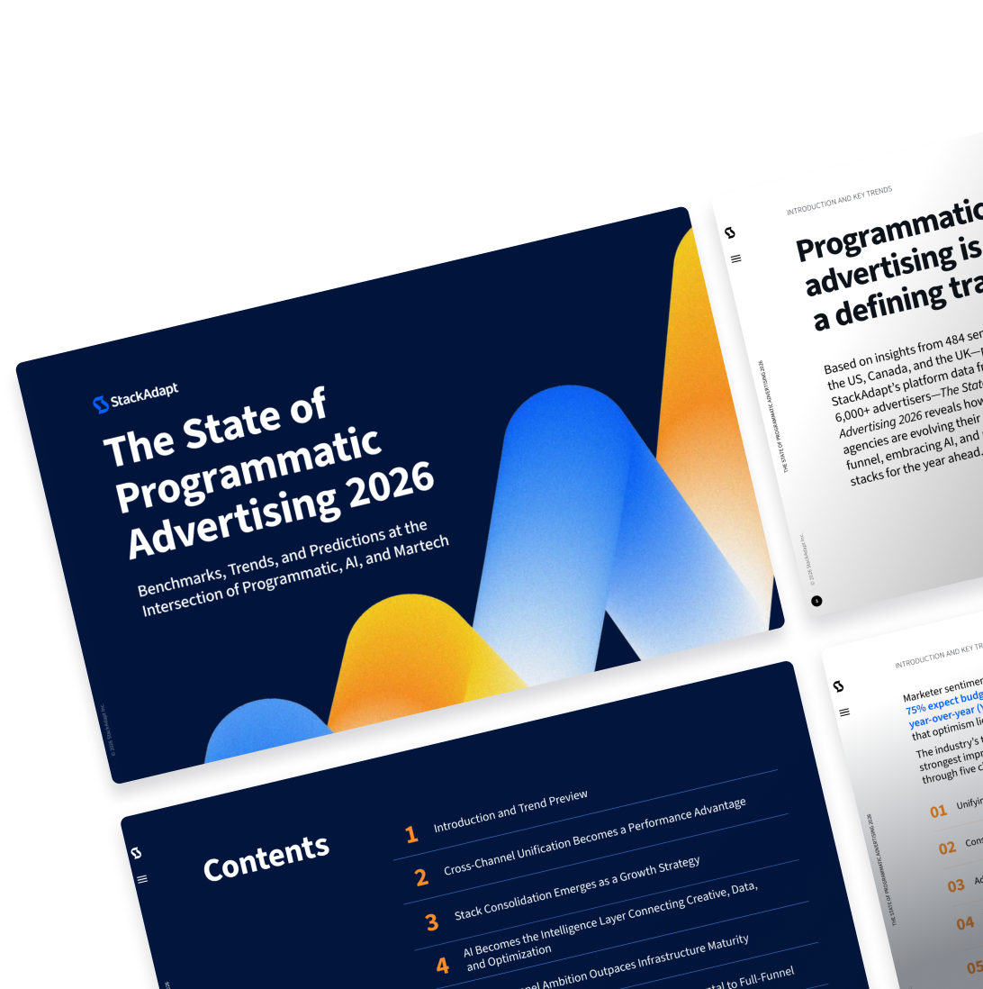 StackAdapt's The State of Programmatic Advertising 2026 report cover