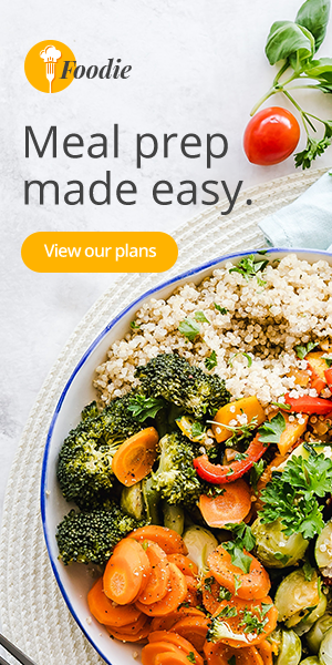 Example of a banner ad for a meal prep program