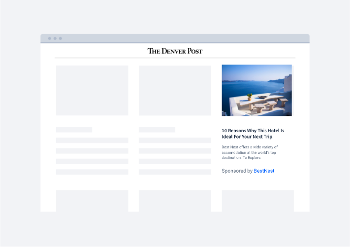  Example of in-ad native advertising