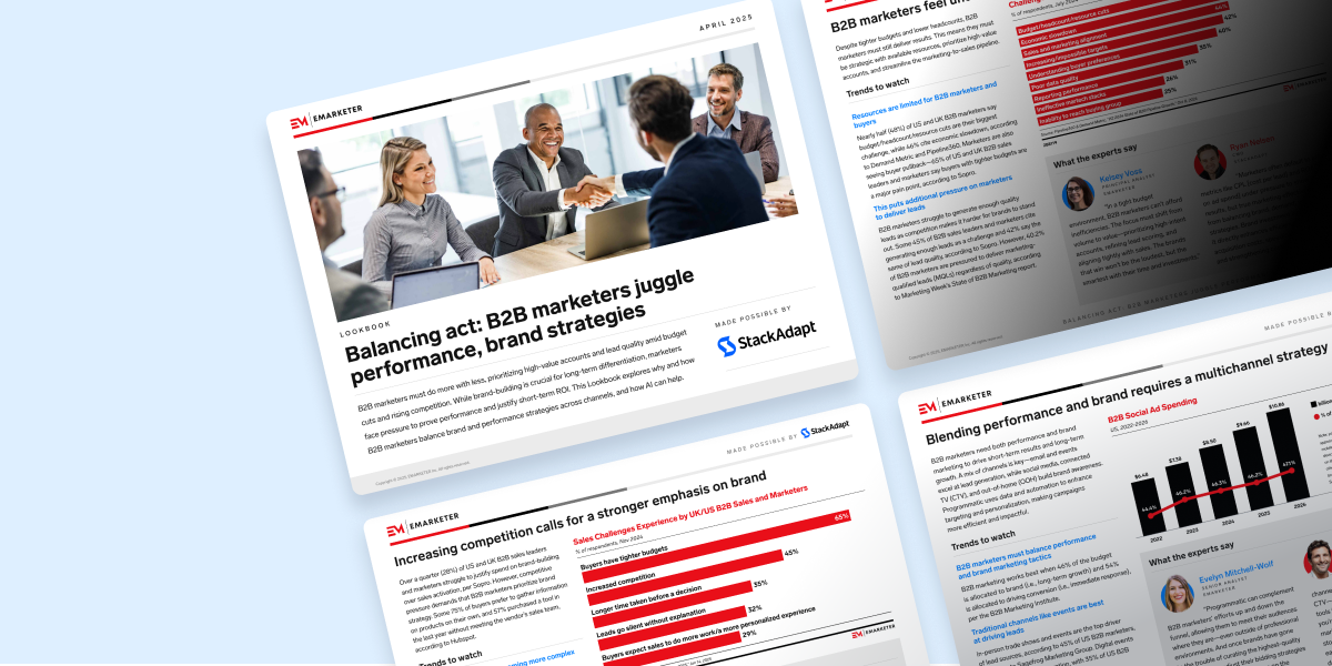 The B2B Performance and Brand Lookbook