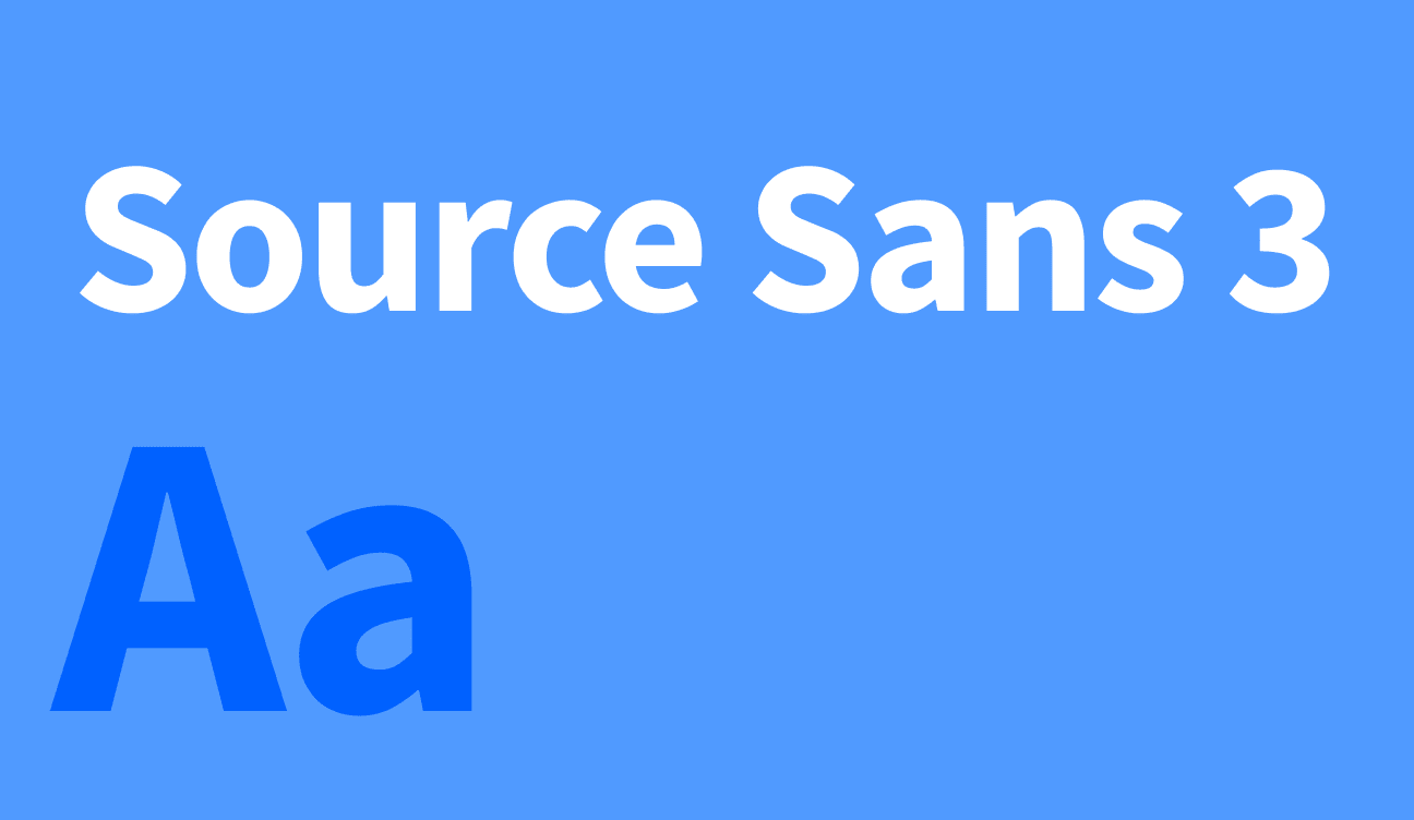 Source Sans 3 font